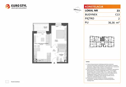 Mieszkanie w inwestycji: Konstelacja etap VII