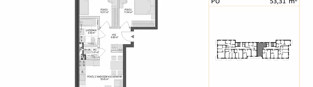 Mieszkanie w inwestycji: Konstelacja etap VII