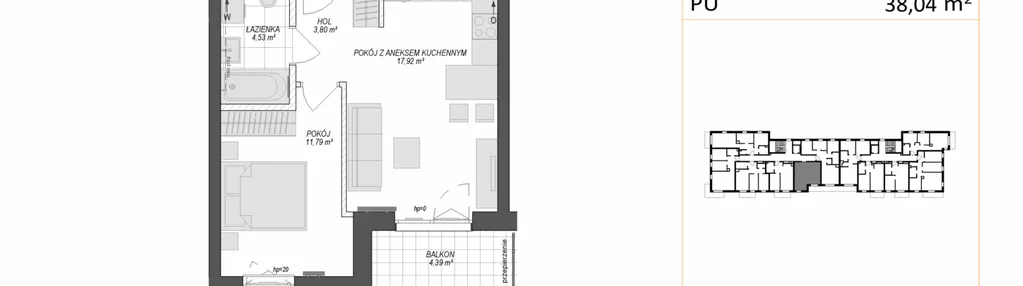 Mieszkanie w inwestycji: Konstelacja etap VII