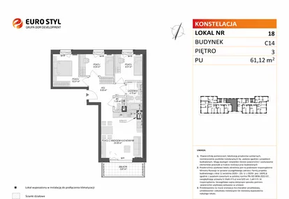 Mieszkanie w inwestycji: Konstelacja etap VII