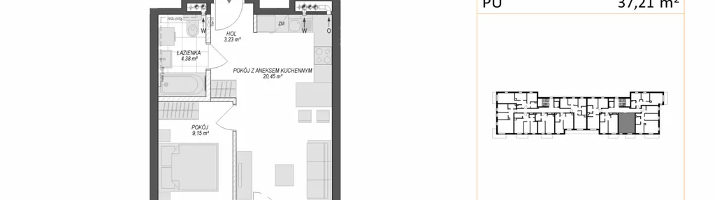 Mieszkanie w inwestycji: Konstelacja etap VII