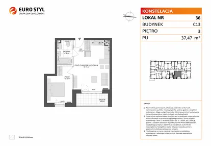 Mieszkanie w inwestycji: Konstelacja etap VII