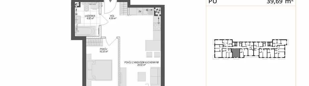 Mieszkanie w inwestycji: Konstelacja etap VII