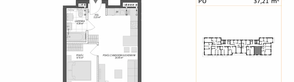 Mieszkanie w inwestycji: Konstelacja etap VII