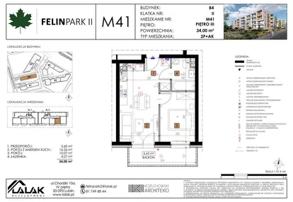 Mieszkanie w inwestycji: Felin Park budynek B4
