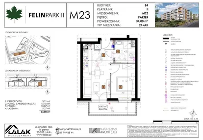 Mieszkanie w inwestycji: Felin Park budynek B4