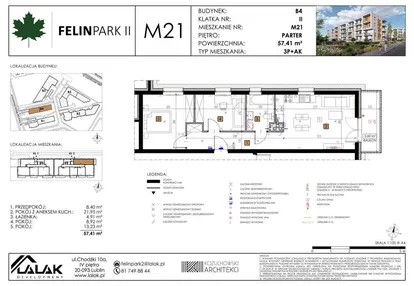 Mieszkanie w inwestycji: Felin Park budynek B4