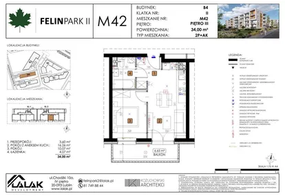 Mieszkanie w inwestycji: Felin Park budynek B4