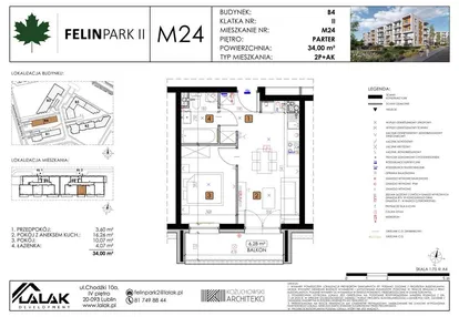 Mieszkanie w inwestycji: Felin Park budynek B4