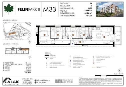 Mieszkanie w inwestycji: Felin Park budynek B4