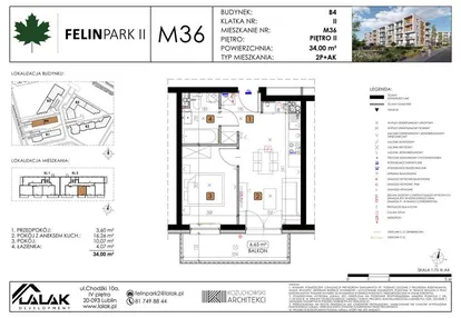 Mieszkanie w inwestycji: Felin Park budynek B4