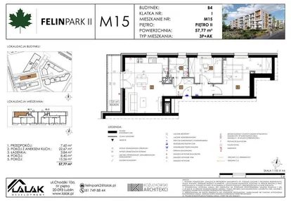 Mieszkanie w inwestycji: Felin Park budynek B4