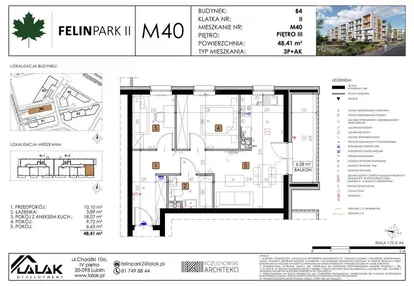 Mieszkanie w inwestycji: Felin Park budynek B4