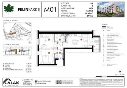Mieszkanie w inwestycji: Felin Park budynek B4