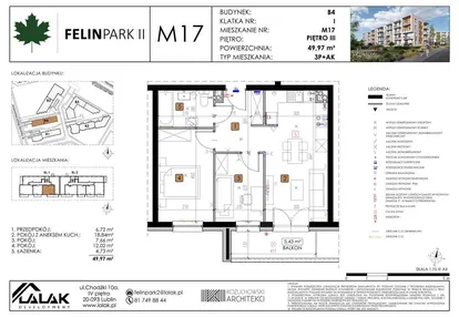 Mieszkanie w inwestycji: Felin Park budynek B4