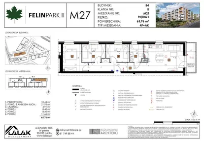 Mieszkanie w inwestycji: Felin Park budynek B4