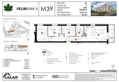 Mieszkanie w inwestycji: Felin Park budynek B4