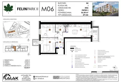 Mieszkanie w inwestycji: Felin Park budynek B4