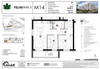 Mieszkanie w inwestycji: Felin Park budynek B4