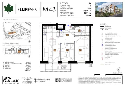 Mieszkanie w inwestycji: Felin Park budynek B4