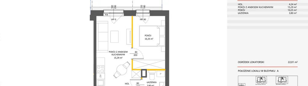 Mieszkanie w inwestycji: Piastova Osada 2