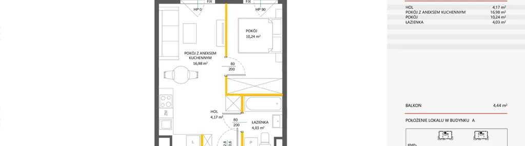 Mieszkanie w inwestycji: Piastova Osada 2