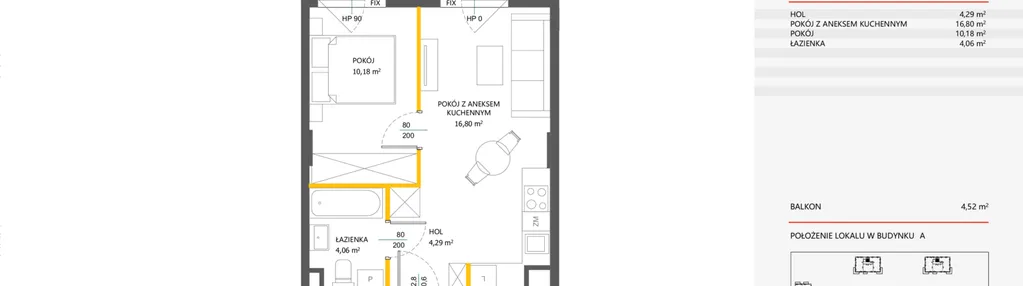 Mieszkanie w inwestycji: Piastova Osada 2