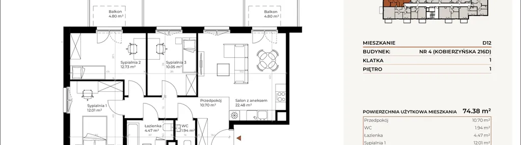 Mieszkanie w inwestycji: Lofty Madalińskiego