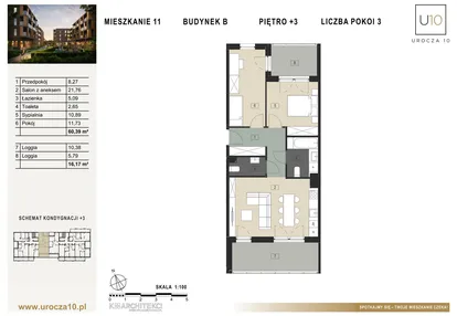 Mieszkanie w inwestycji: Urocza 10