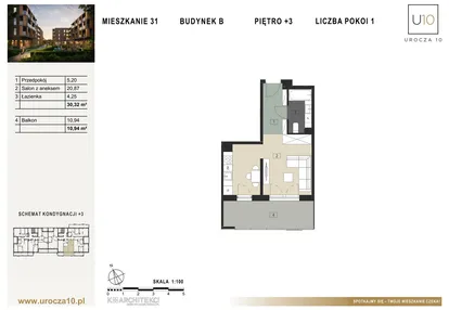 Mieszkanie w inwestycji: Urocza 10