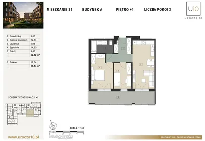 Mieszkanie w inwestycji: Urocza 10