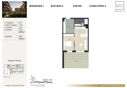 Mieszkanie w inwestycji: Urocza 10