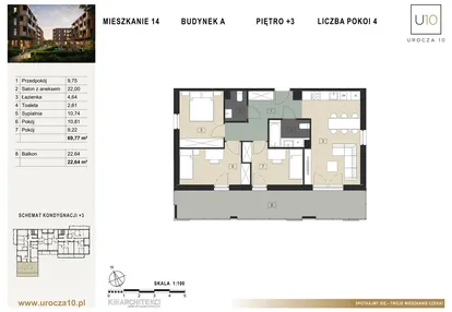 Mieszkanie w inwestycji: Urocza 10