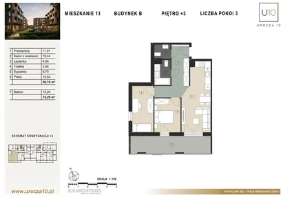 Mieszkanie w inwestycji: Urocza 10
