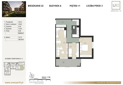 Mieszkanie w inwestycji: Urocza 10