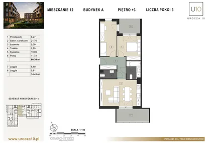 Mieszkanie w inwestycji: Urocza 10