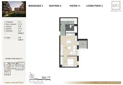 Mieszkanie w inwestycji: Urocza 10