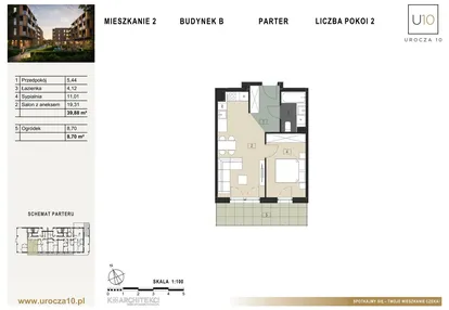 Mieszkanie w inwestycji: Urocza 10