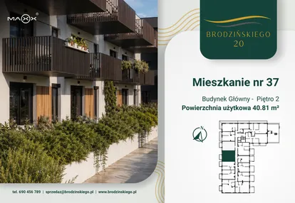 Mieszkanie w inwestycji: Brodzińskiego 20