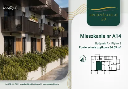 Mieszkanie w inwestycji: Brodzińskiego 20