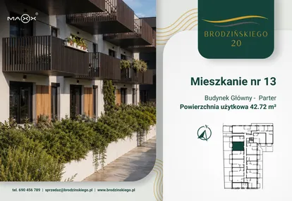 Mieszkanie w inwestycji: Brodzińskiego 20