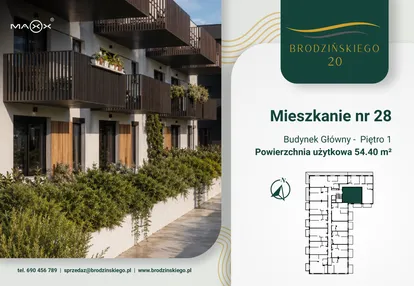 Mieszkanie w inwestycji: Brodzińskiego 20