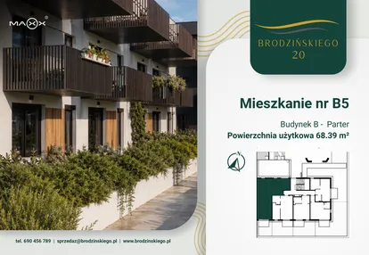 Mieszkanie w inwestycji: Brodzińskiego 20