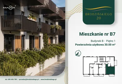 Mieszkanie w inwestycji: Brodzińskiego 20