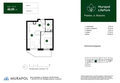 Mieszkanie w inwestycji: Murapol LifePark