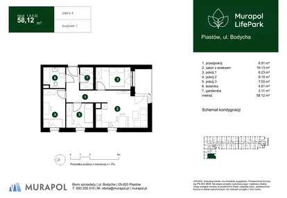 Mieszkanie w inwestycji: Murapol LifePark
