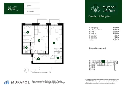 Mieszkanie w inwestycji: Murapol LifePark
