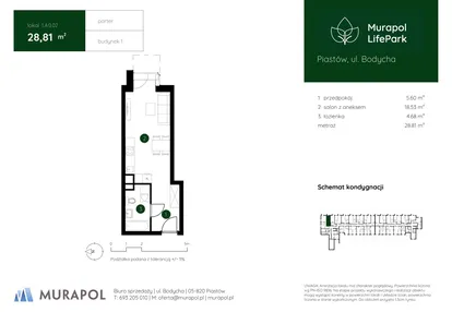 Mieszkanie w inwestycji: Murapol LifePark