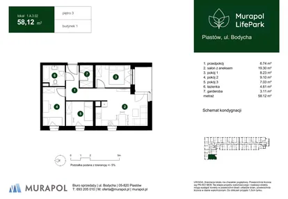 Mieszkanie w inwestycji: Murapol LifePark