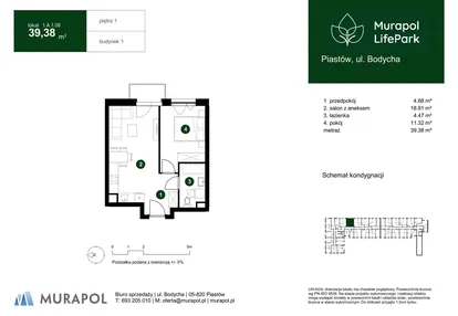 Mieszkanie w inwestycji: Murapol LifePark